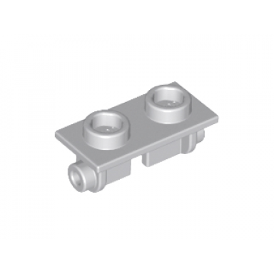 light bluish gray hinge brick 1 x 2 top plate