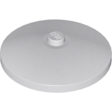 light bluish gray dish 4 x 4 inverted radar with solid stud