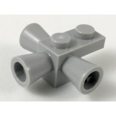 light bluish gray brick modified 1 x 1 with 3 loudspeakers space positioning rockets