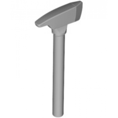 light bluish gray minifigure utensil axe pick end