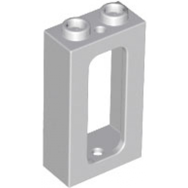 light bluish gray window 1 x 2 x 3 train
