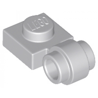 light bluish gray plate modified 1 x 1 with light attachment - thick ring