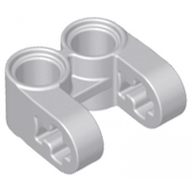 light bluish gray technic axle and pin connector perpendicular double split