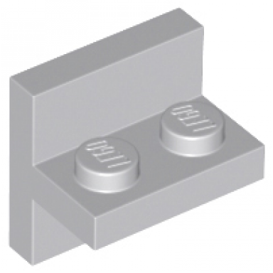 light bluish gray bracket 2 x 2 - 1 x 2 centered
