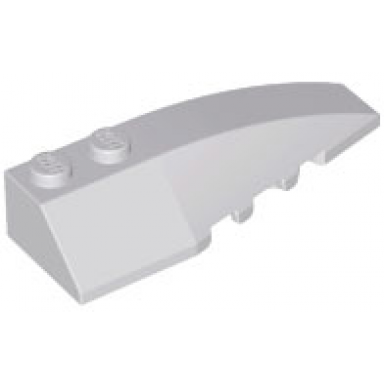 light bluish gray wedge 6 x 2 right