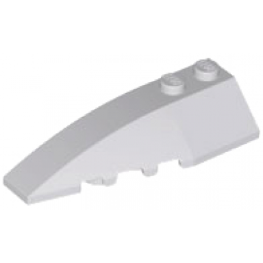light bluish gray wedge 6 x 2 left