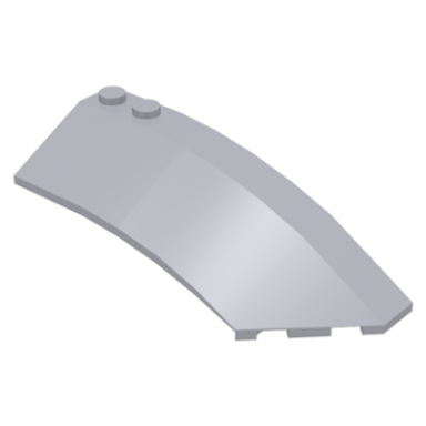 light bluish gray wedge 8 x 3 x 2 open right