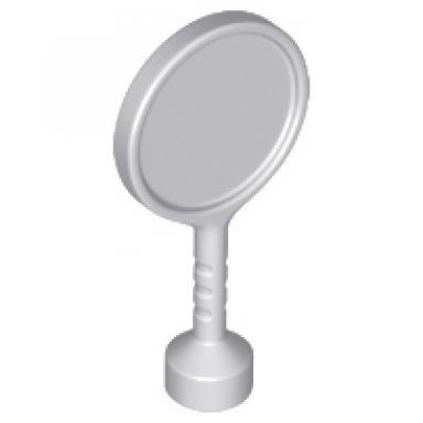 light bluish gray duplo utensil round sign with handle