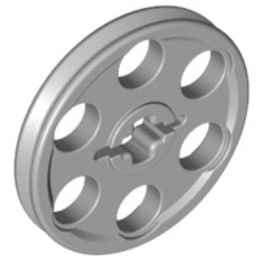 light bluish gray technic wedge belt wheel pulley