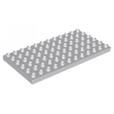 light bluish gray duplo plate 6 x 12