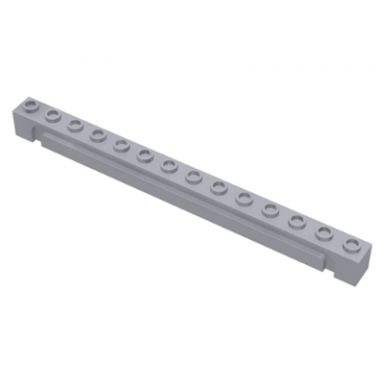 light bluish gray brick modified 1 x 14 with channel