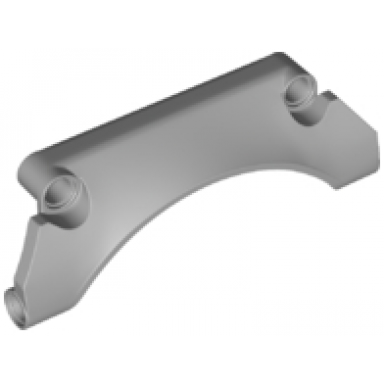 light bluish gray technic panel car mudguard arched 30 9 x 2 x 3 straight top