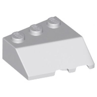 light bluish gray wedge 3 x 3 sloped left