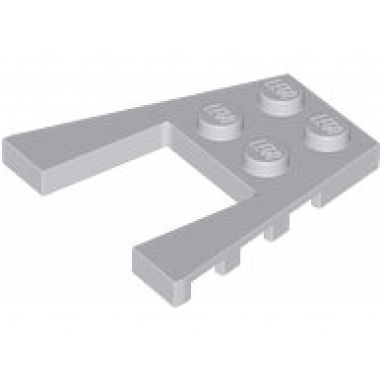 light bluish gray wedge plate 4 x 4