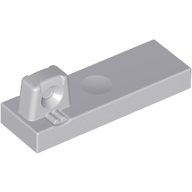 light bluish gray hinge tile 1 x 3 locking with 1 finger on top