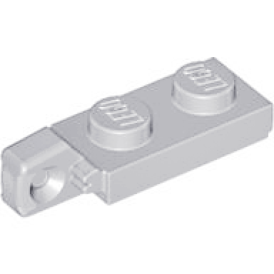 light bluish gray hinge plate 1 x 2 locking with 1 finger on end undetermined type