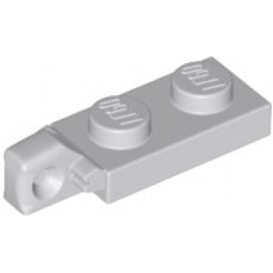 light bluish gray hinge plate 1 x 2 locking with 1 finger on end without bottom groove