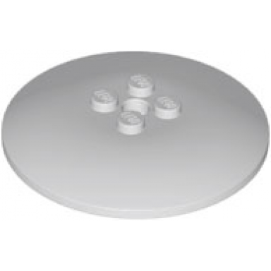 light bluish gray dish 6 x 6 inverted radar - solid studs