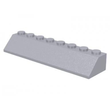 light bluish gray slope 45 2 x 8