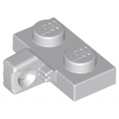 light bluish gray hinge plate 1 x 2 locking with 1 finger on side without bottom groove