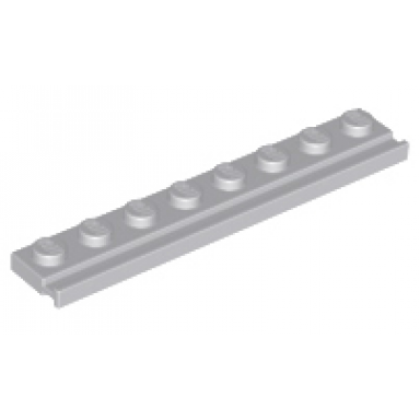 light bluish gray plate modified 1 x 8 with door rail