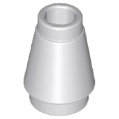 light bluish gray cone 1 x 1 with top groove