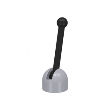 light bluish gray antenna small base with black lever 4592 4593