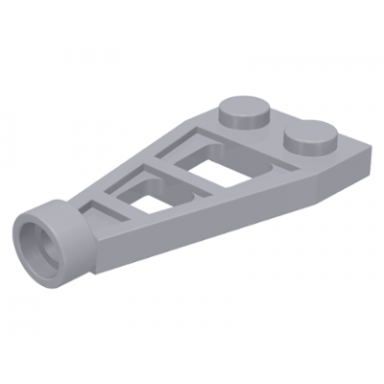 light bluish gray plate modified 1 x 2 with long stud holder space wing