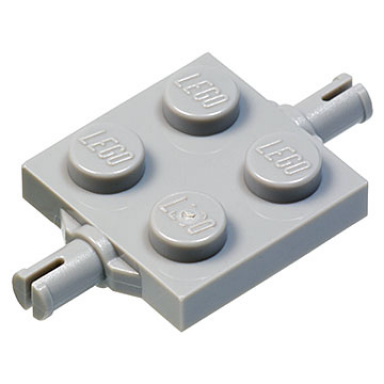 light bluish gray plate modified 2 x 2 with wheels holder