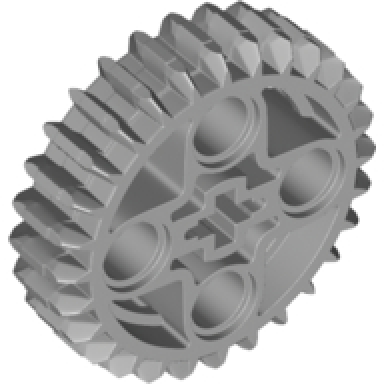 light bluish gray technic gear 28 tooth double bevel