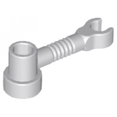 light bluish gray bar 1 x 3 with clip and stud holder robot arm