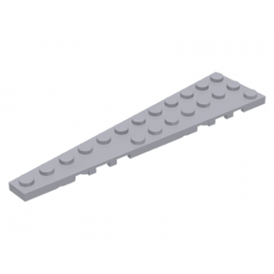 light bluish gray wedge plate 12 x 3 left