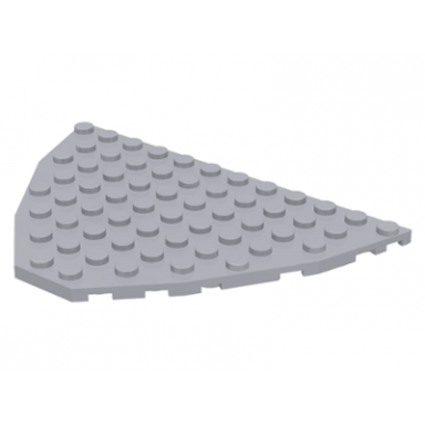 light bluish gray wedge plate 8 x 12 boat bow plate