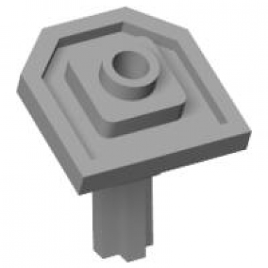 light bluish gray large figure shield holder with axle