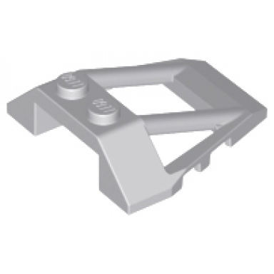 light bluish gray windscreen 4 x 4 x 1 roll cage