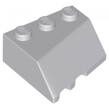 light bluish gray wedge 3 x 3 sloped right