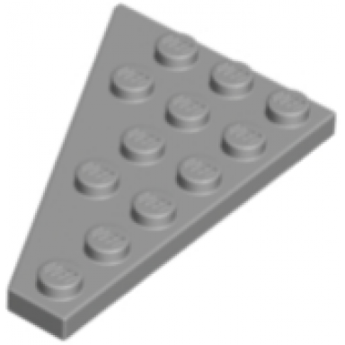 light bluish gray wedge plate 6 x 4 right