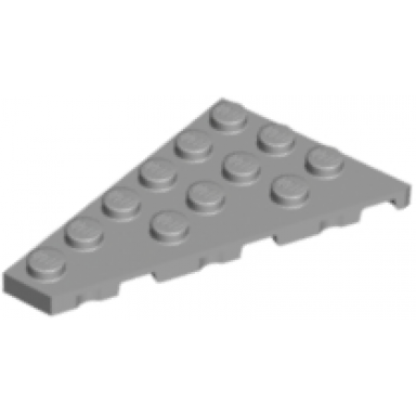 light bluish gray wedge plate 6 x 4 left