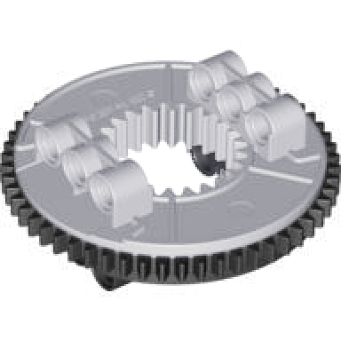 technic turntable 56 tooth with black top 48452 48168