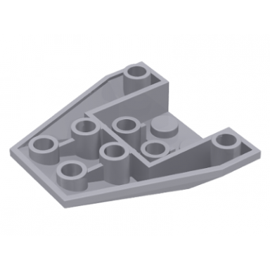 light bluish gray wedge 4 x 4 triple inverted with connections between 2 studs