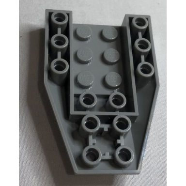 light bluish gray wedge 6 x 4 triple inverted with connections between 4 studs