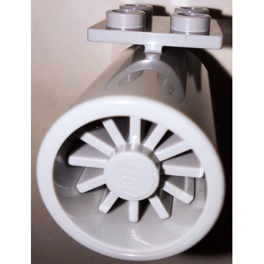 light bluish gray engine smooth large 2 x 2 thin top plate with light bluish gray center 4868b 4869