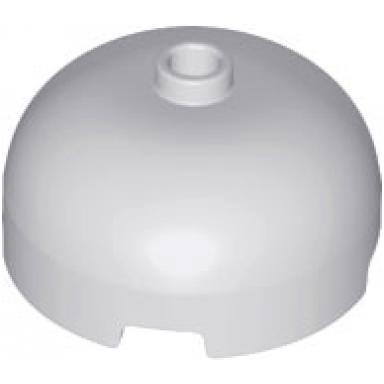 light bluish gray brick round 3 x 3 x 1 1 3 dome top - open stud