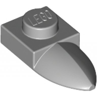 light bluish gray plate modified 1 x 1 with tooth horizontal
