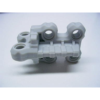 light bluish gray technic spike connector flexible with six holes perpendicular
