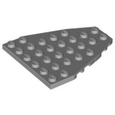 light bluish gray wedge plate 7 x 6 with stud notches boat bow plate
