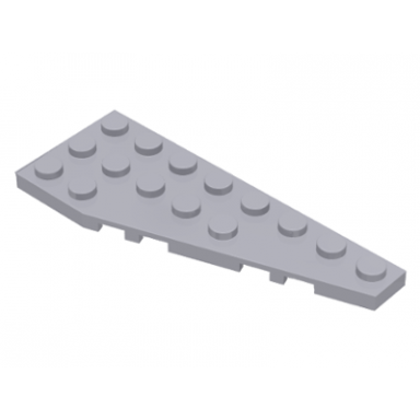 light bluish gray wedge plate 8 x 3 pentagonal right
