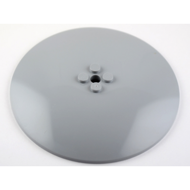 light bluish gray dish 10 x 10 inverted radar - solid studs