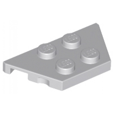 light bluish gray wedge plate 2 x 4