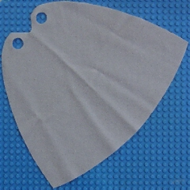 light bluish gray cloth cape king mathias large figure with 2 neck holes